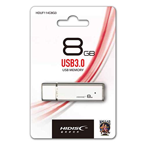 HIDISC USB3.0対応 フラッシュメモリ 8GB HDUF114C8G3