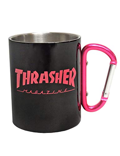 THRASHER マグカップ スラッシャー カラビナ付きマグ.