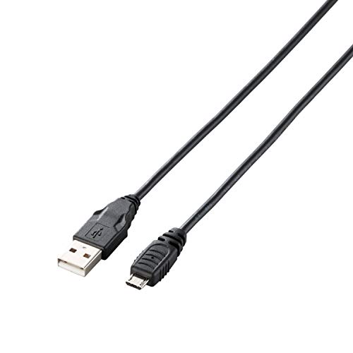 エレコム USBケーブル  USB2.0 (USB A オス to microB オス) PlayStation4対応 1.5m ブラック U2C-AMB15BK