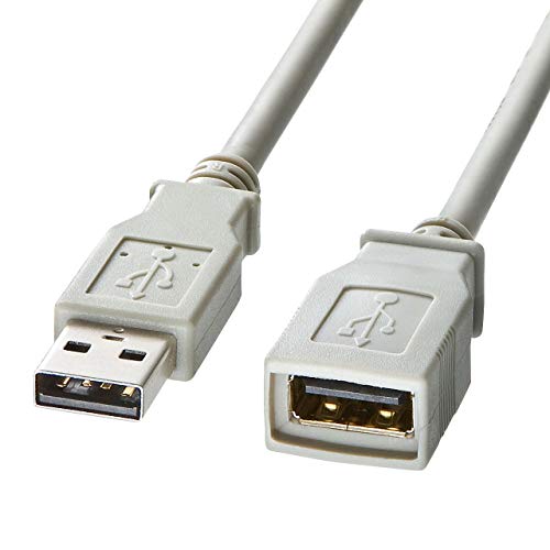 サンワサプライ USB延長ケーブル 1m KB-USB-E1K2