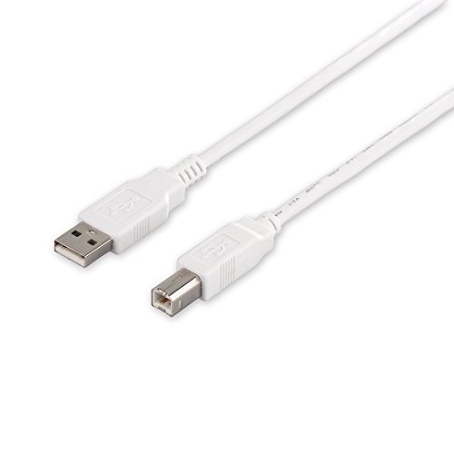 iBUFFALO USB2.0ケーブル1.0m ホワイト BSUAB210WH