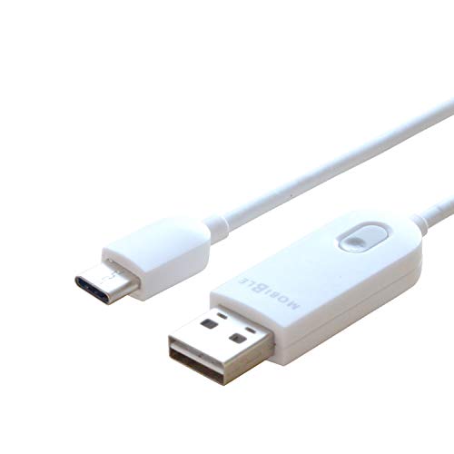 ミヨシ MCO 充電オフタイマー付き USBケーブル Type-Cコネクタタイプ STI-C10/WH ホワイト