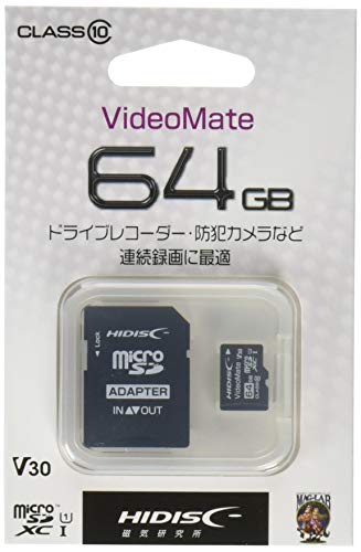 HIDISC microSDXCメモリカード 64GB CL.