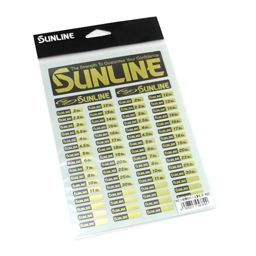 サンライン(SUNLINE) サイズシール3枚セット(lb表.