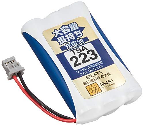 ELPA エルパ 子機用 大容量長持ち充電池 TSA-223