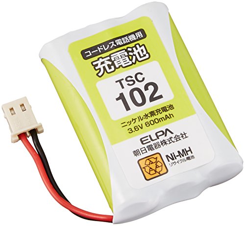 ELPA エルパ 朝日電器 電話機用充電池 TSC-102